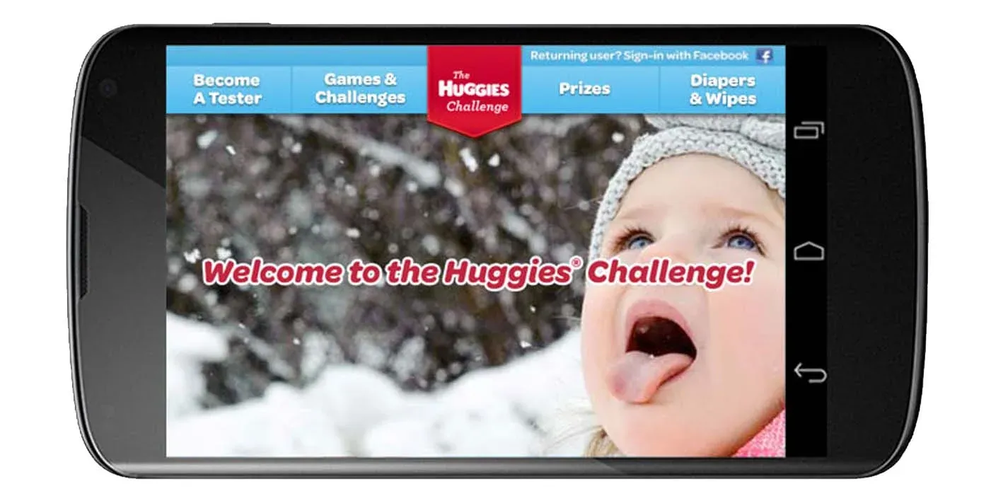 Baby Product Brand Rich-Media Microsite cover image