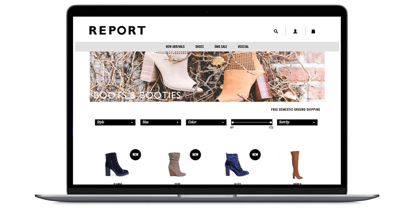 Fashion Shoe Retailer E-Commerce Website cover image