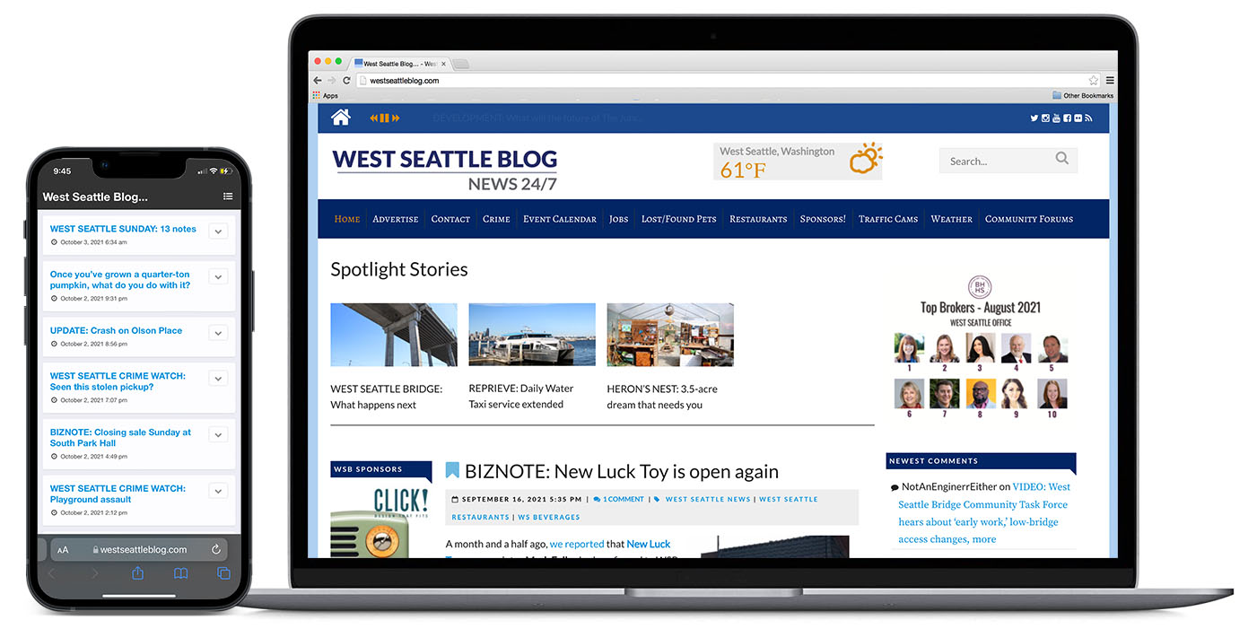 Neighborhood News Blog and Mobile Web App